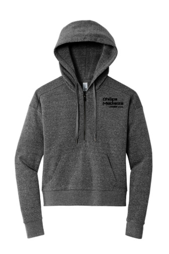 22 Points - District Womens Perfect Tri Fleece 1/2-Zip Pullover
