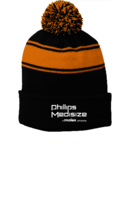 7 Points - Sport-Tek Stripe Pom Pom Beanie