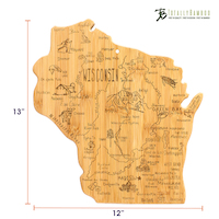 16 Points - Destination Wisconsin Cutting & Serving Board