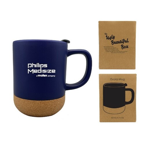 7 Points - Evora 325ml (11 fl oz) Cork Base Ceramic Mug