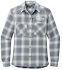 Grey/ Cream Open Plaid