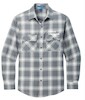 Grey/ Cream Open Plaid