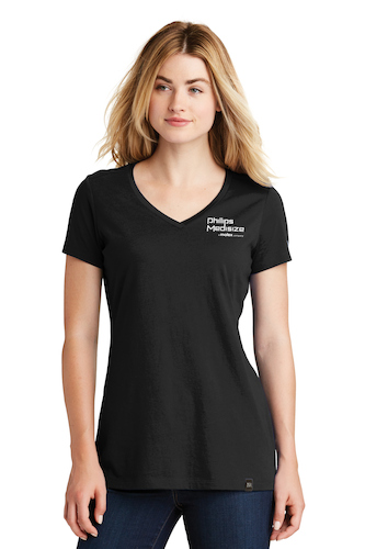 12 Points - New Era Heritage Blend V-Neck Tee - Ladies'