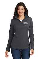 23 Points - Port Authority Ladies Pinpoint Mesh 1/2-Zip